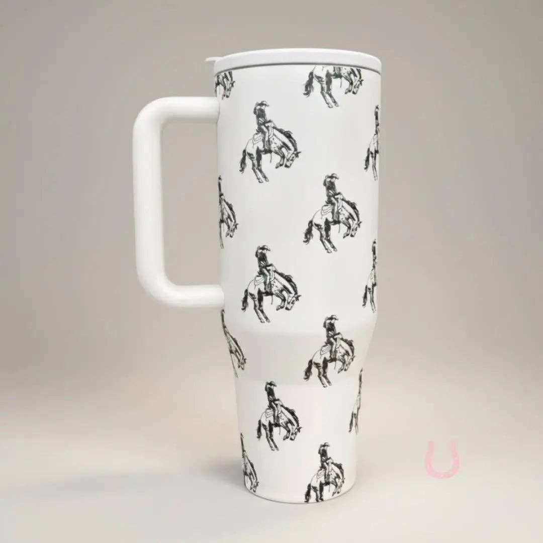 Buckin' Bronco Western Tumbler
